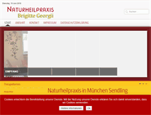 Tablet Screenshot of heilpraktiker-muenchen-sendling.de